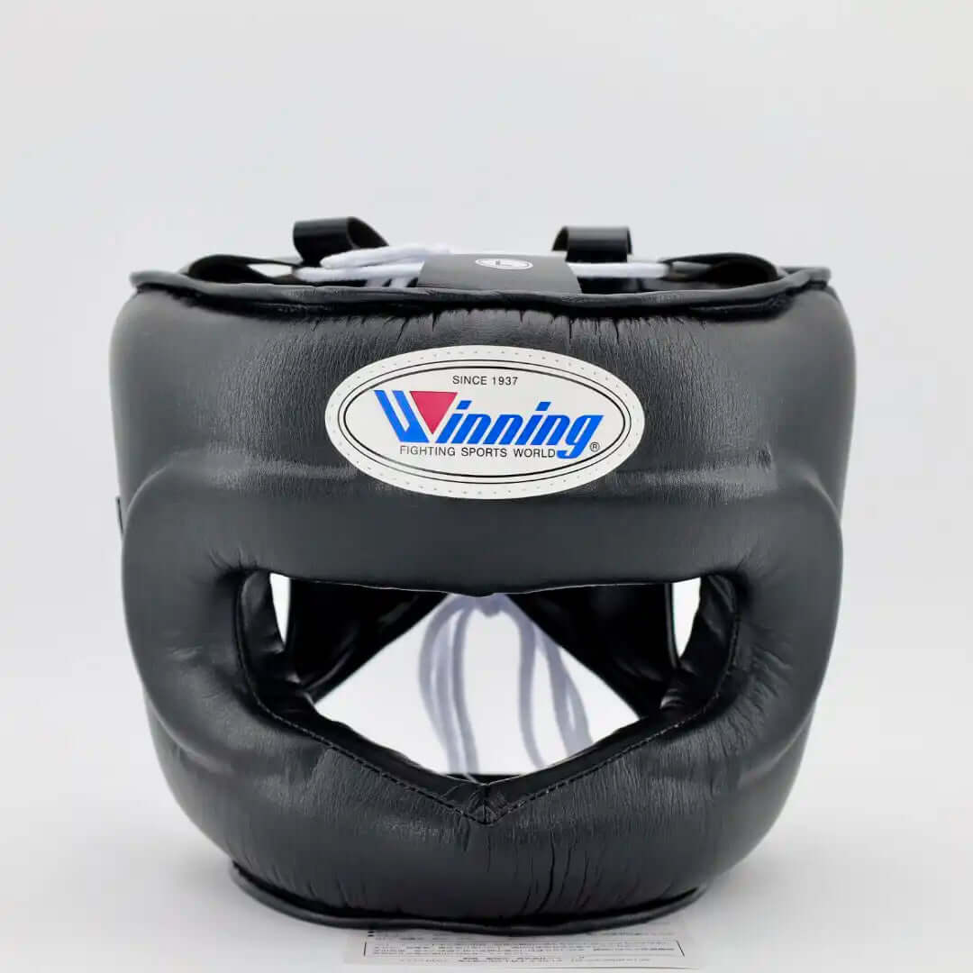 Winning Boxing Headguard Black Sparring