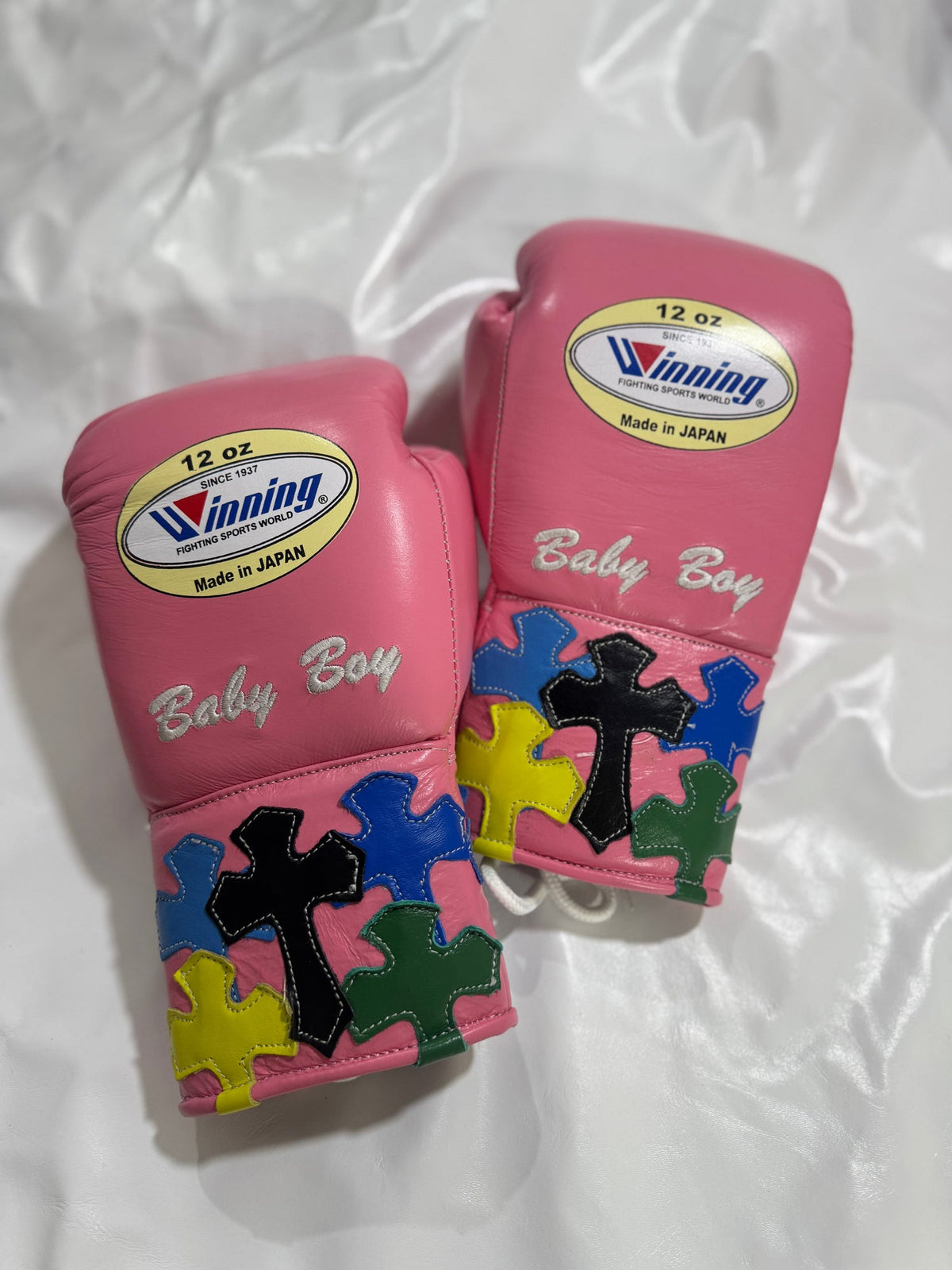 Winning Boxing Set Pink Leather