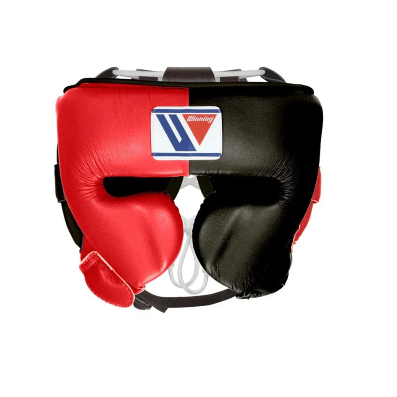 Winning Boxing Headguard Red/Black Customizable