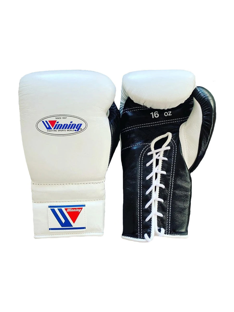Winning Boxing Gloves White/Black Custom