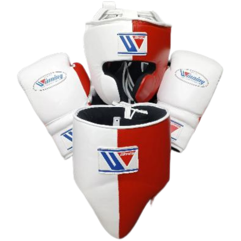 Winning Boxing Set White/Red Sparring Set