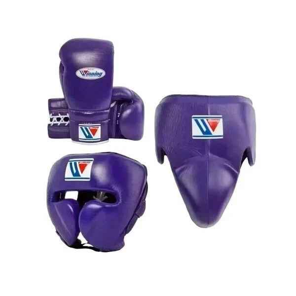 Winning Boxing Set Purple Customizable