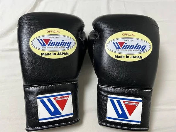 Winning Boxing Gloves Black Sparring