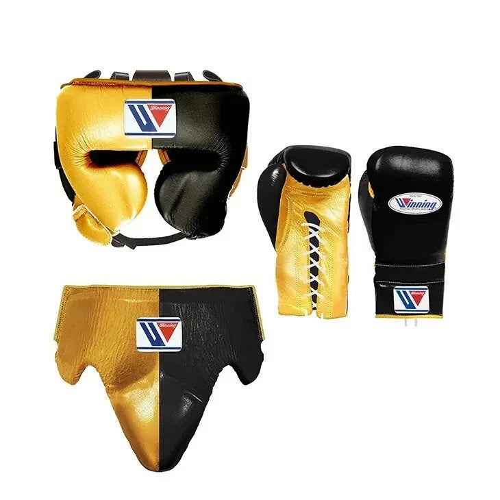 Winning Boxing Set Gold/Black Sparring Set
