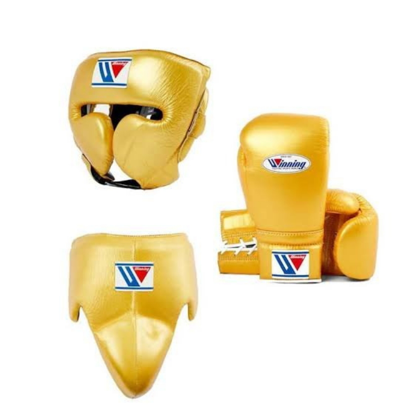 Winning Boxing Set Gold Customizable
