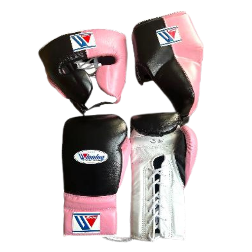 Winning Boxing Set Black/Pink/White Training Kit