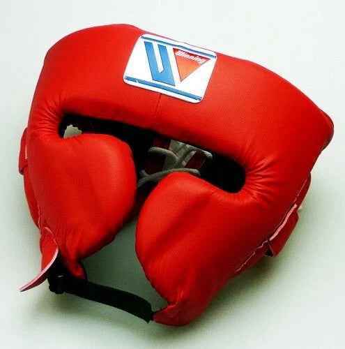 Winning Boxing Set Red/Gold Leather