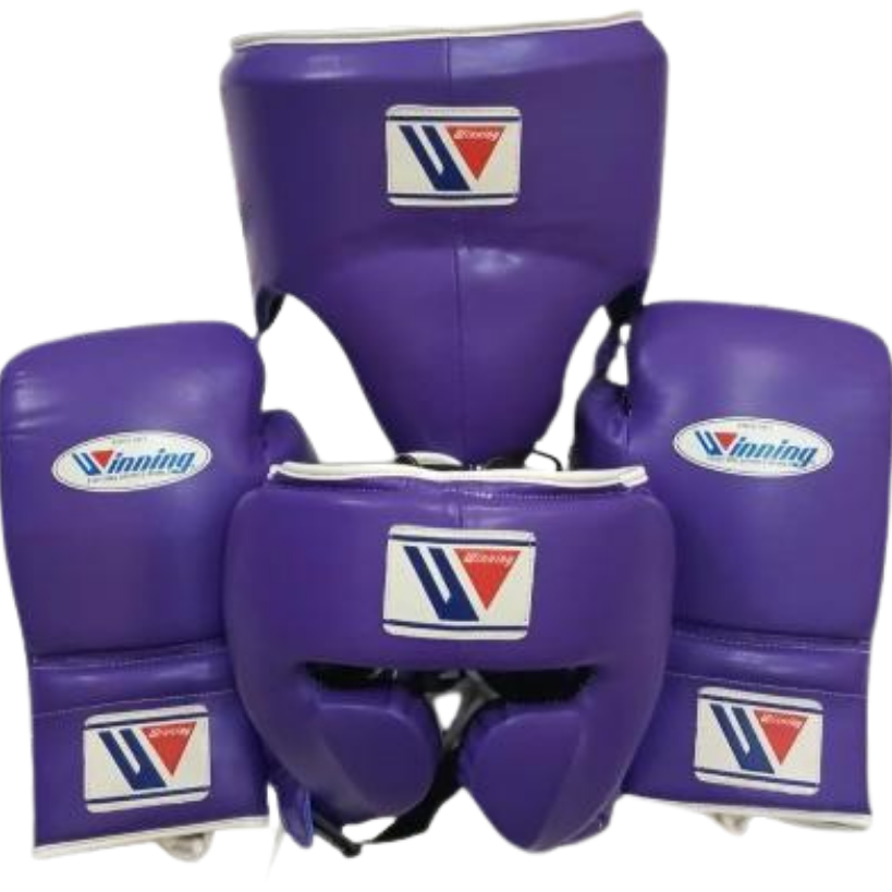 Winning Boxing Set Purple Customizable
