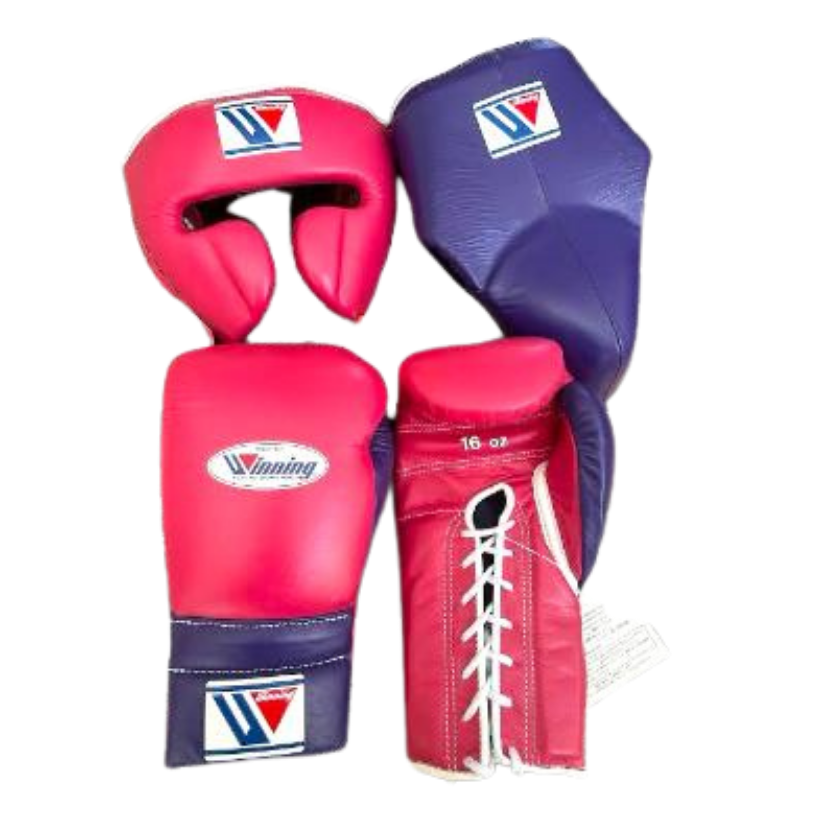 Winning Boxing Set Pink/Purple Sparring Set