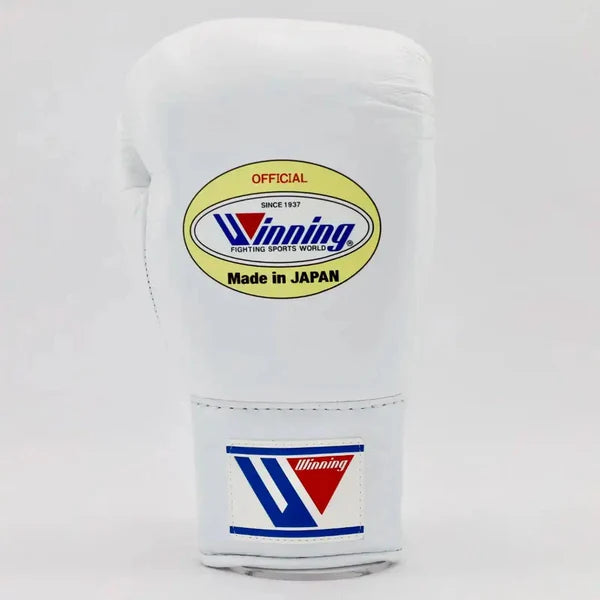 Winning Boxing Gloves White Lace-Up