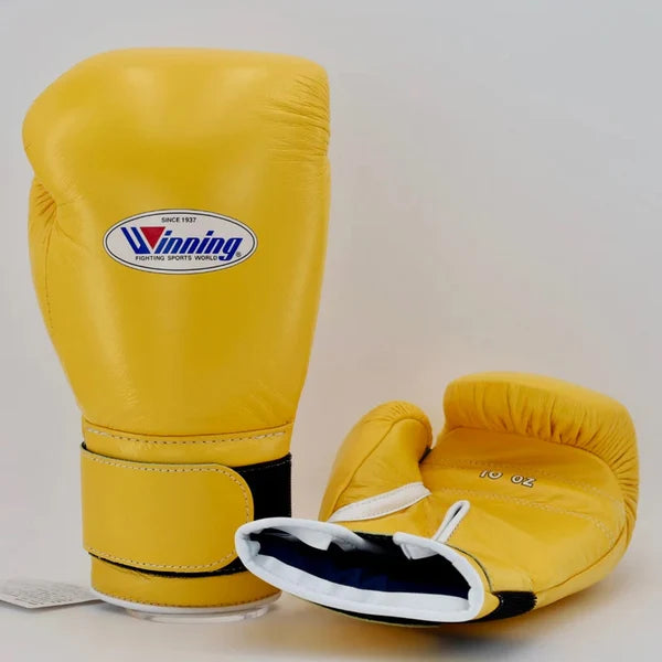 Winning Boxing Gloves Yellow Customization