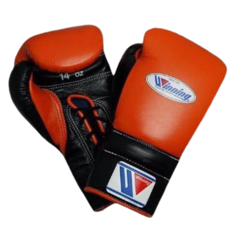 Winning Boxing Gloves Orange/Black Customization