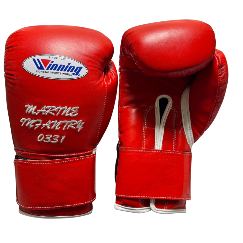 Winning Boxing Gloves Red Custom