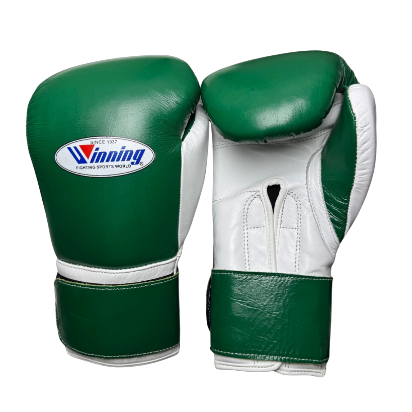 Winning Boxing Gloves Green/White Custom