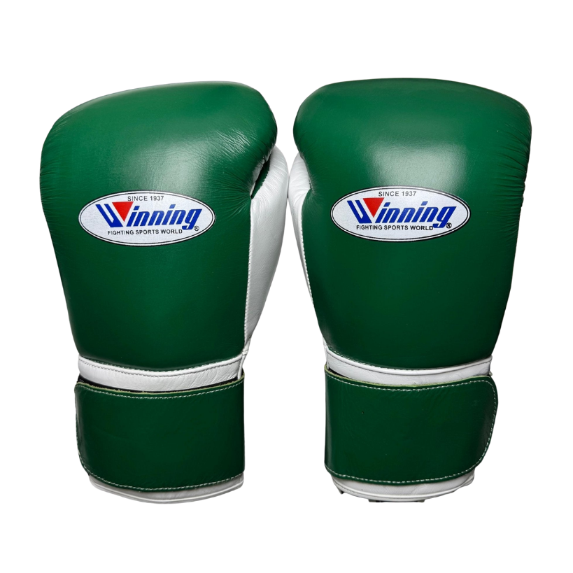 Winning Boxing Gloves Green/White Custom