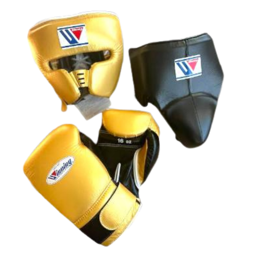 Winning Boxing Set Gold/Black Customizable