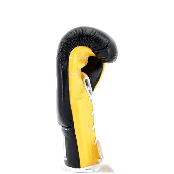 Winning Boxing Gloves Black/Yellow Custom