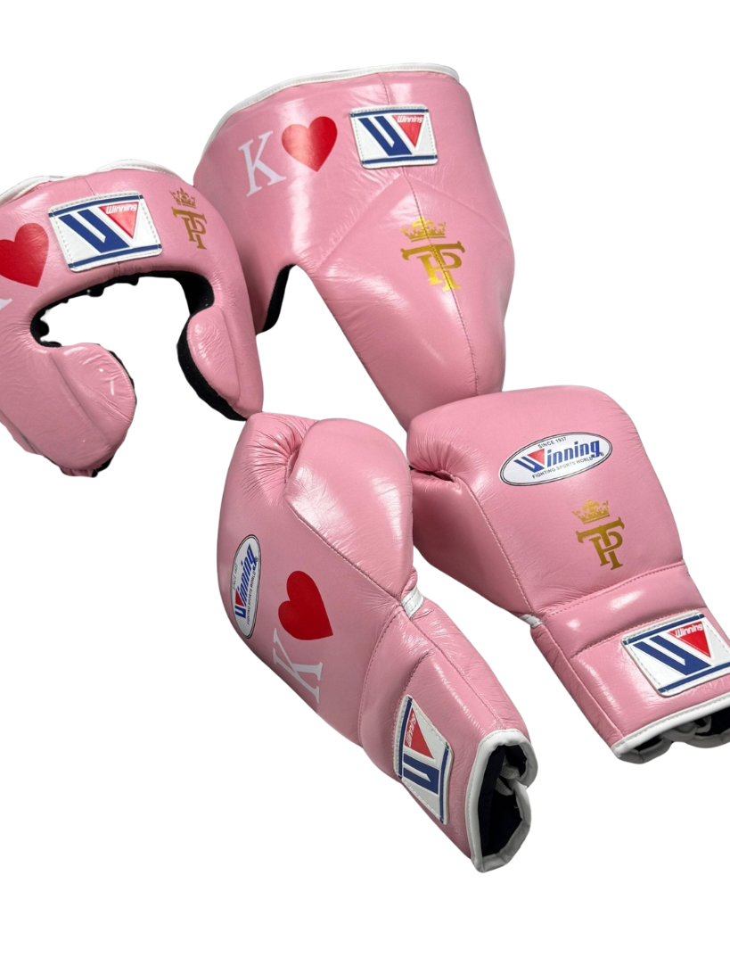 Winning Boxing Set Pink Training Kit