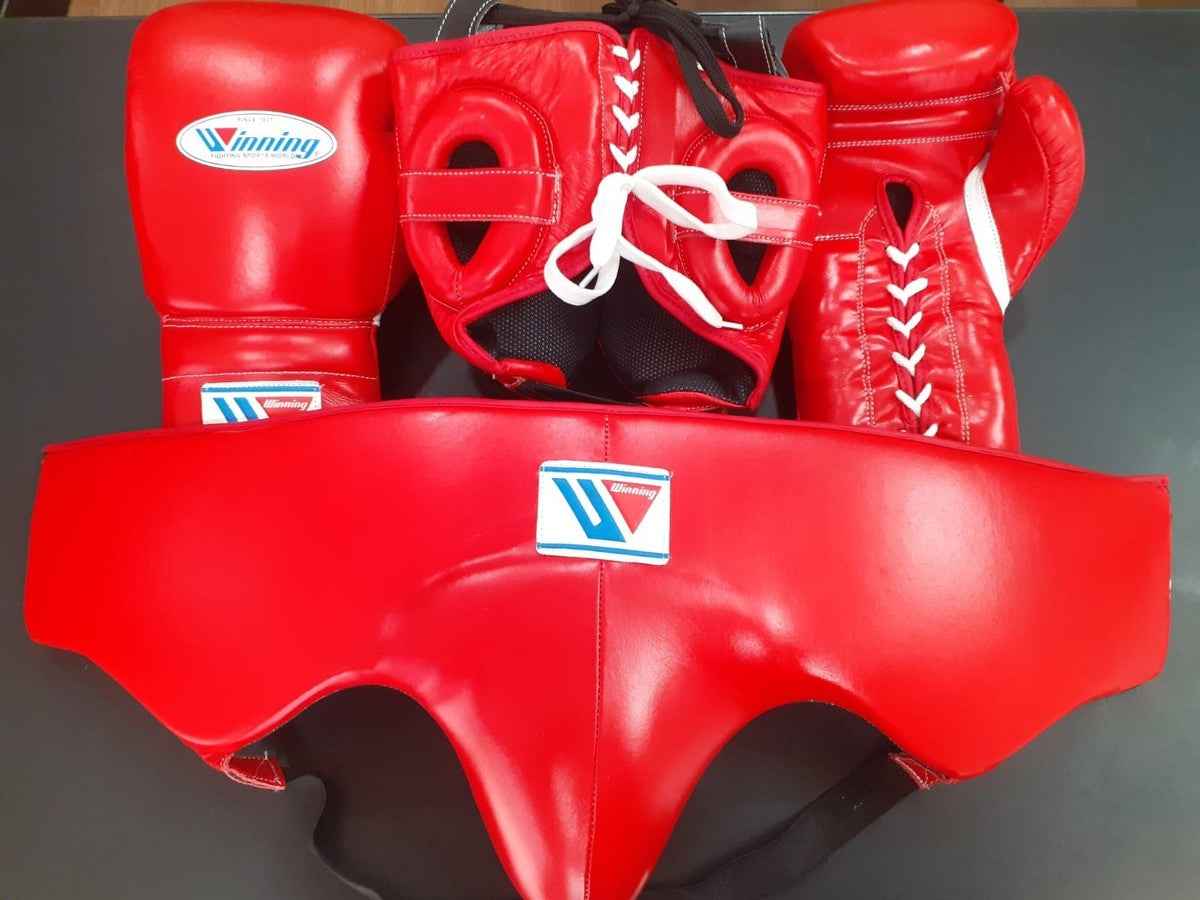 Winning Boxing Set Red Customizable