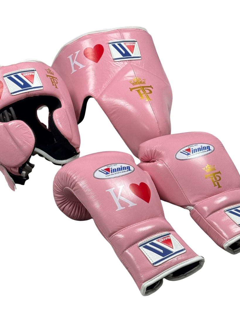 Winning Boxing Set Pink Training Kit