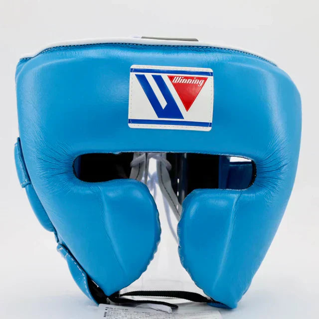 Winning Boxing Headguard Blue Custom