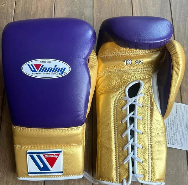 Winning Boxing Gloves Purple/Gold Customization