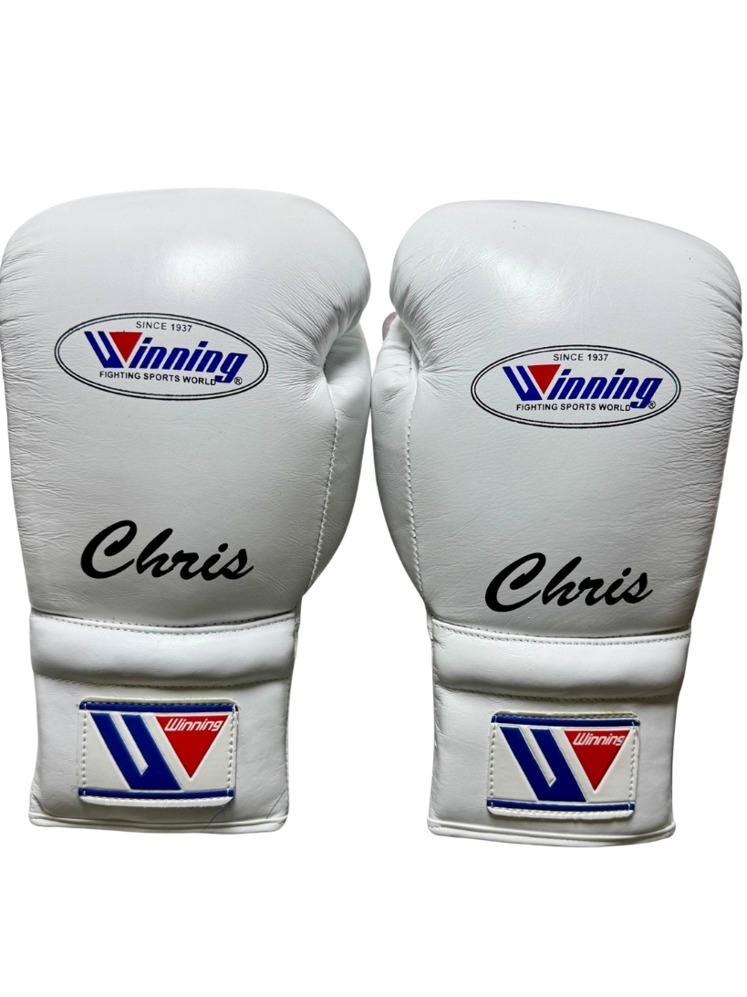 Winning Boxing Gloves White Custom