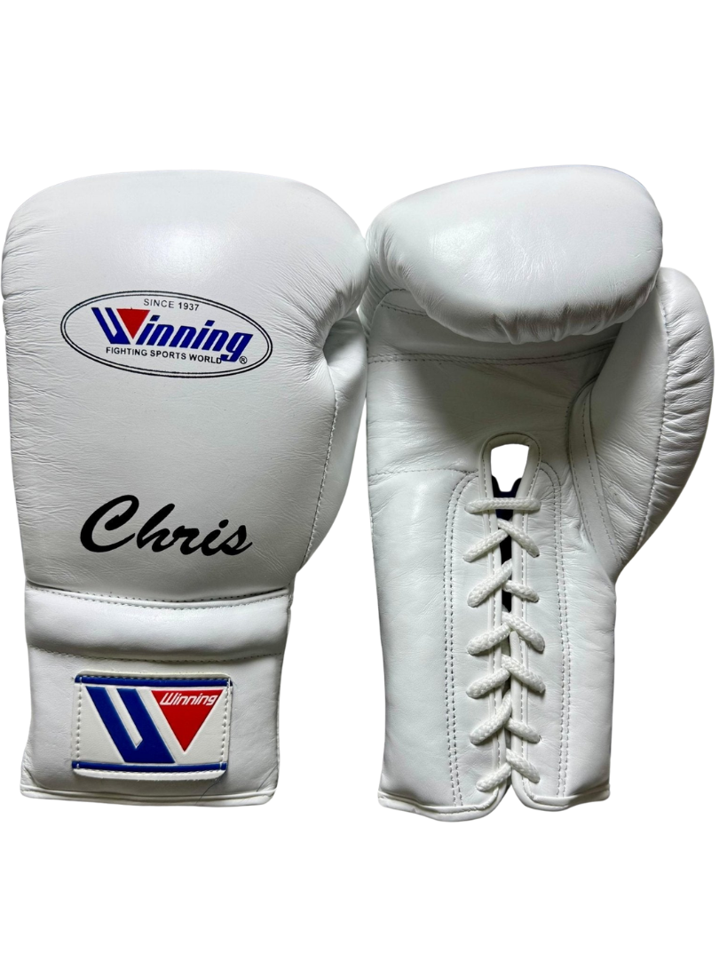 Winning Boxing Gloves White Custom