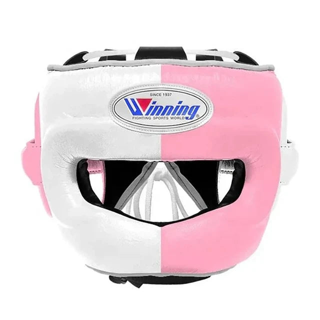 Winning Boxing Set Pink/White Leather