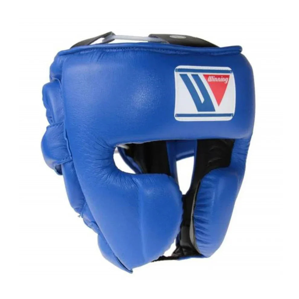 Winning Boxing Headguard Blue Sparring
