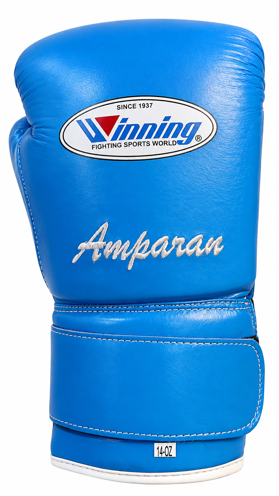 Winning Boxing Gloves Blue Velcro