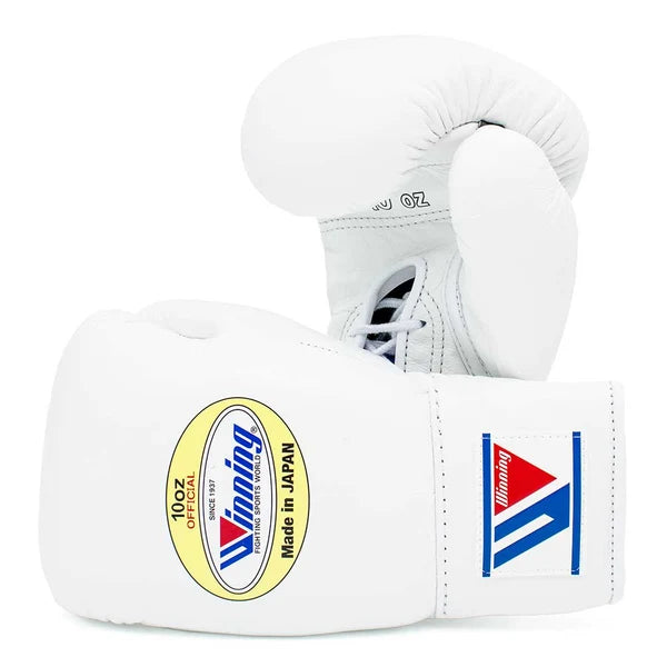 Winning Boxing Gloves White Custom Made