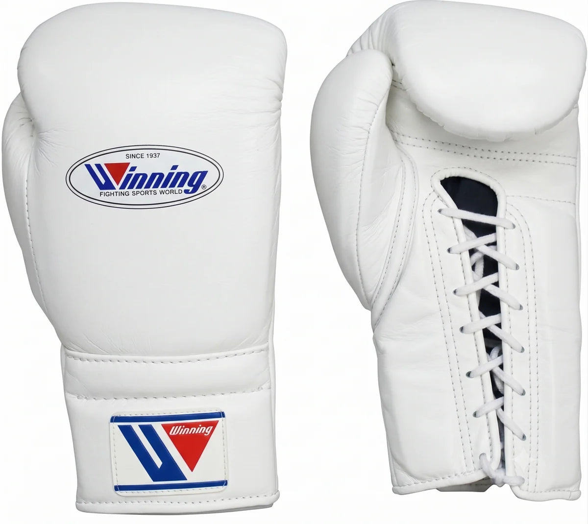 Winning Boxing Gloves White  Lace-Up