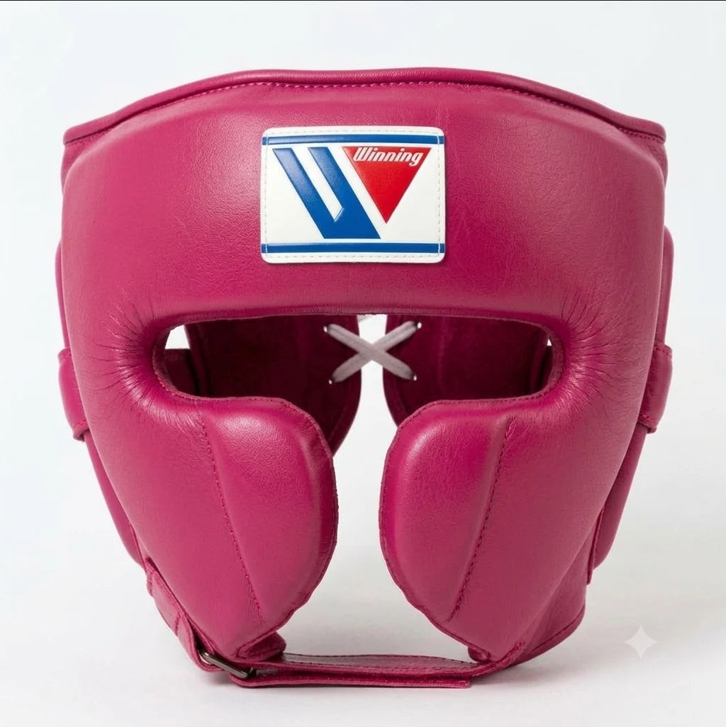 Winning Boxing Headguard Pink Customizable