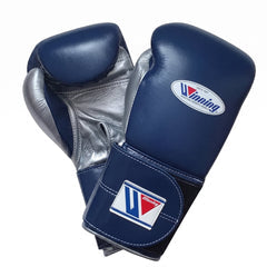 Winning Boxing Gloves Blue/Grey Velcro
