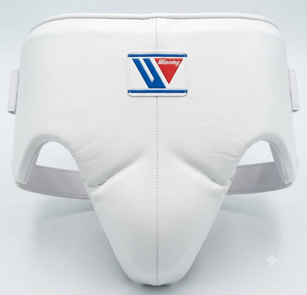 Winning Boxing Groinguard White Custom