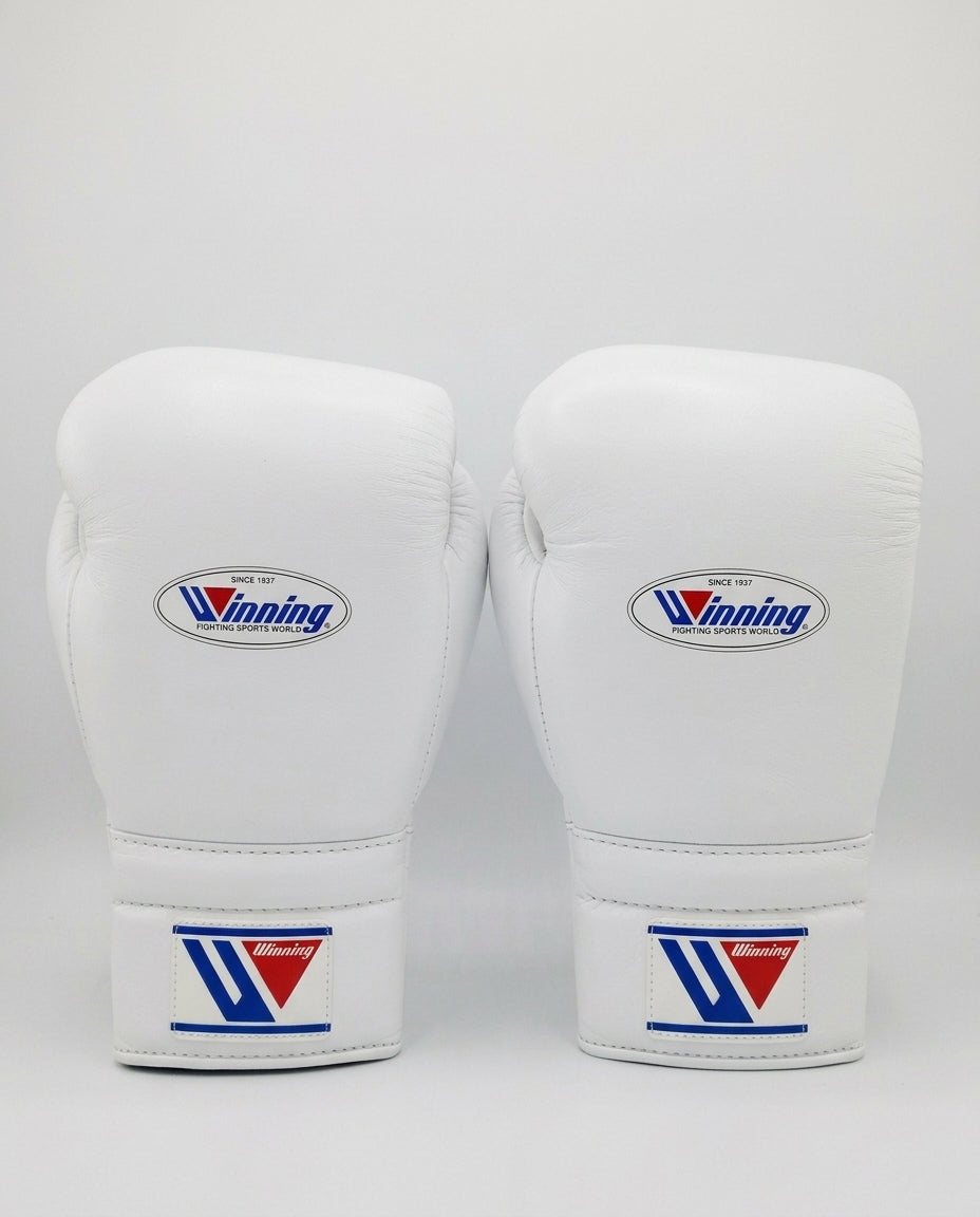 Winning Boxing Set White Leather