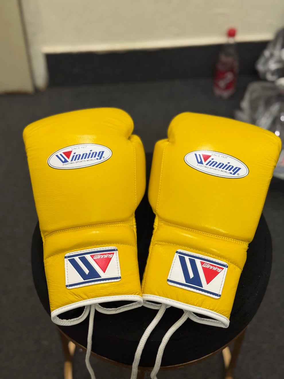 Winning Boxing Gloves Yellow Sparring