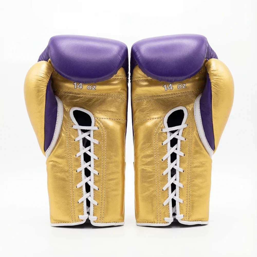Winning Boxing Gloves Purple/Gold Sparring