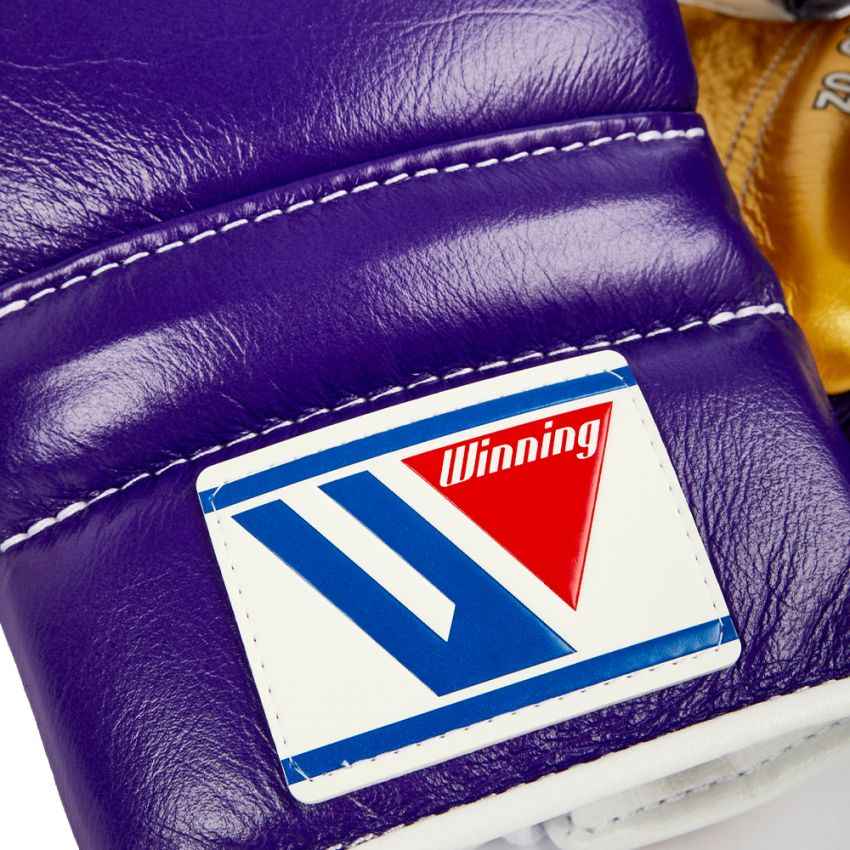 Winning Boxing Gloves Purple/Gold Custom