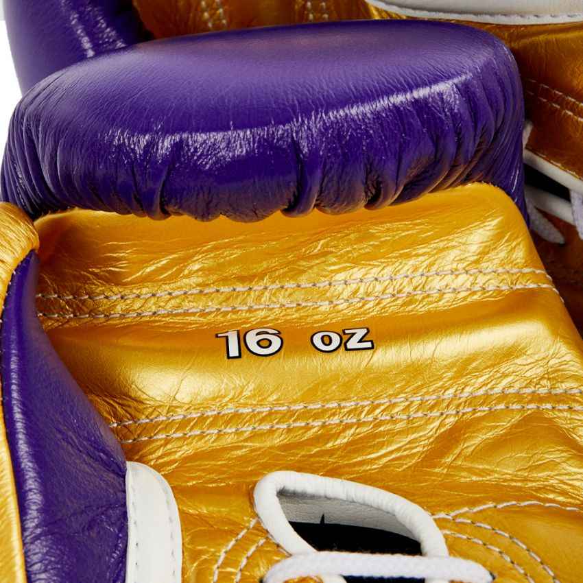 Winning Boxing Gloves Purple/Gold Custom