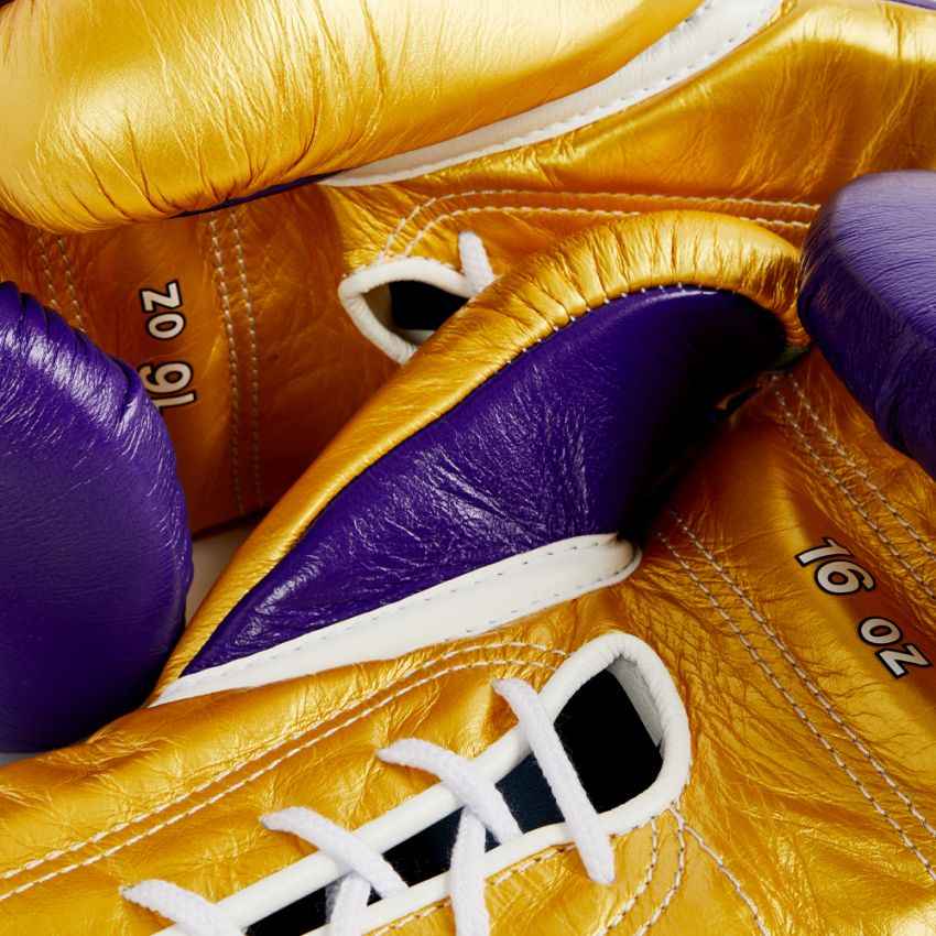 Winning Boxing Gloves Purple/Gold Custom