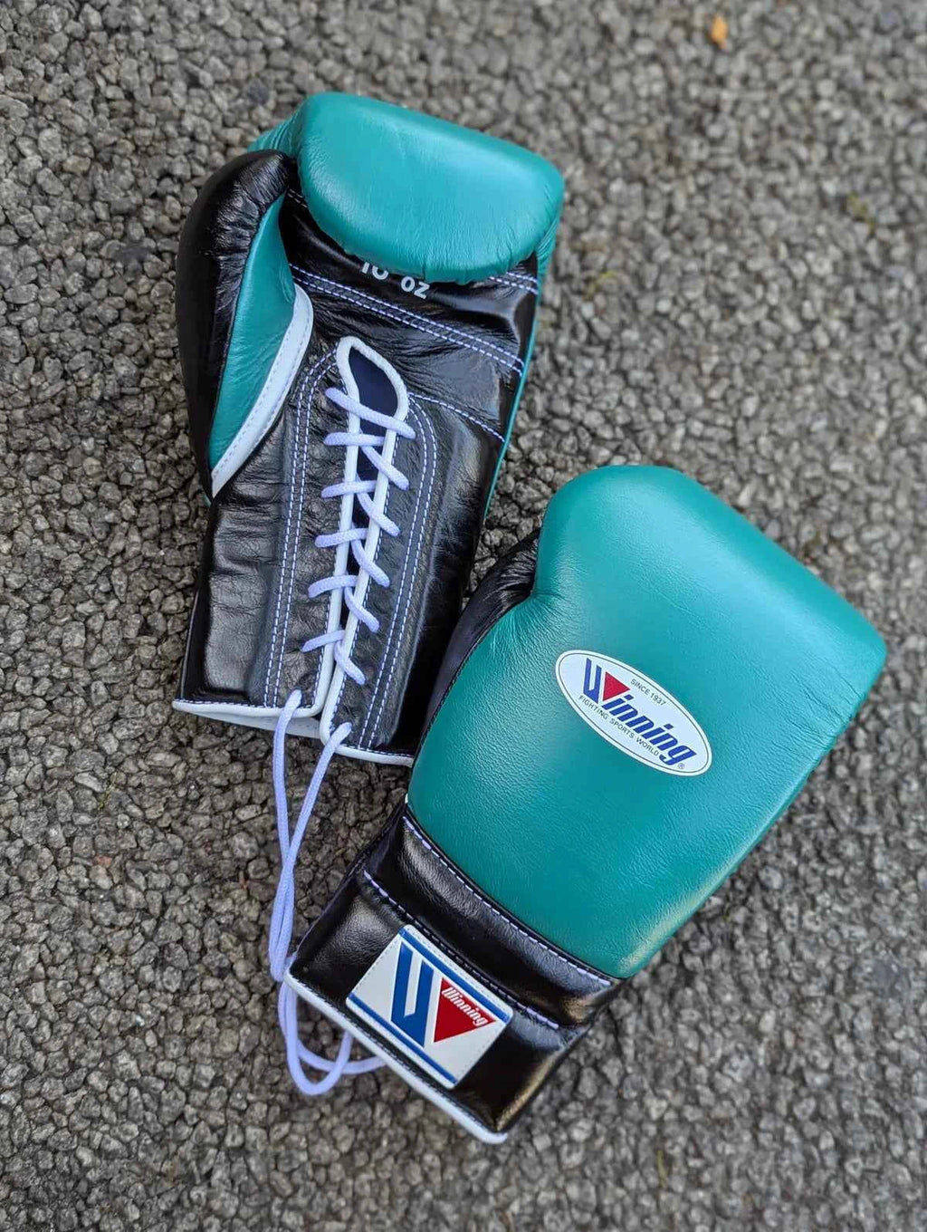 Winning Boxing Gloves Green/Black Customization