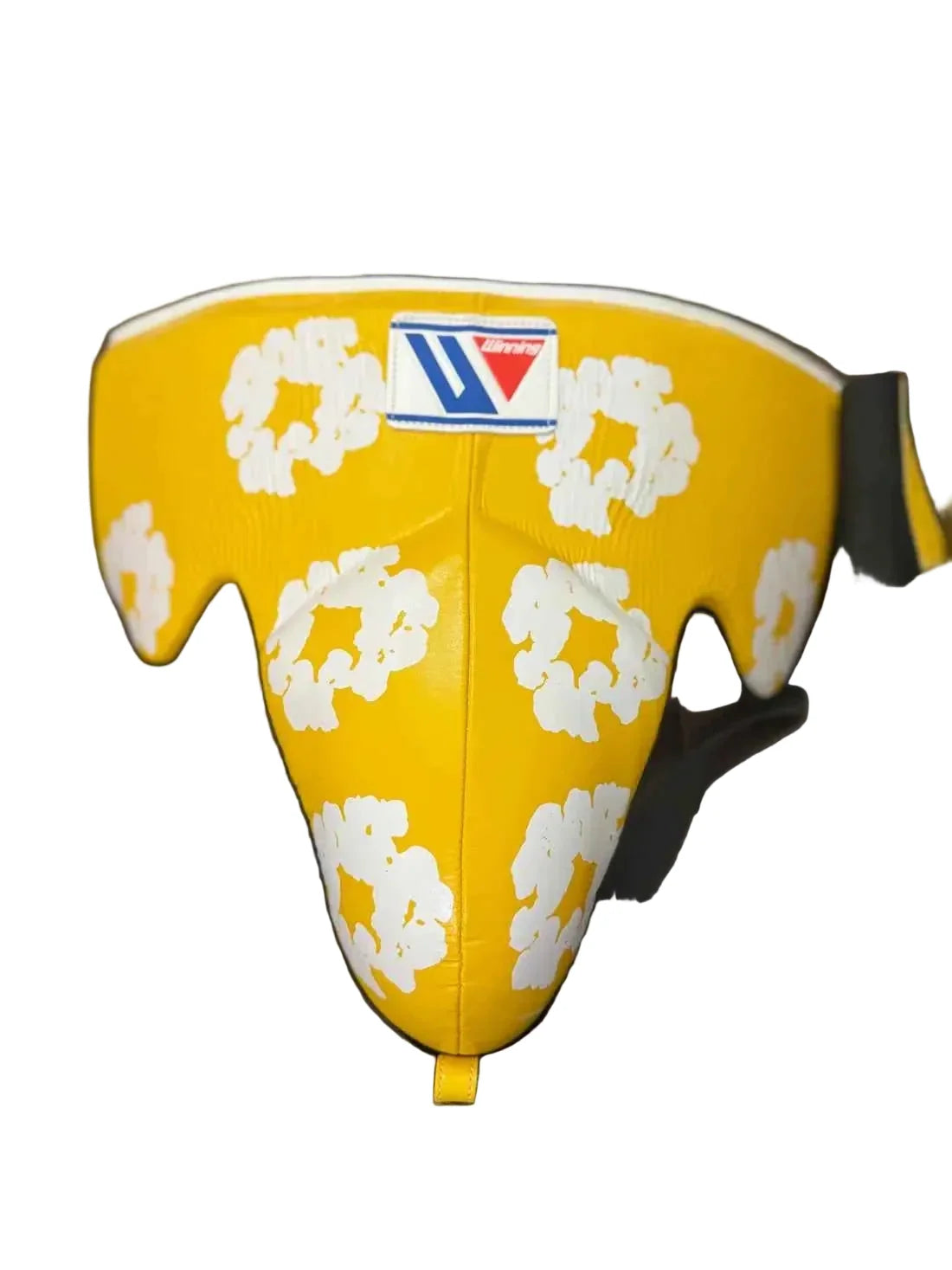 Winning Boxing Groinguard Yellow/White Custom