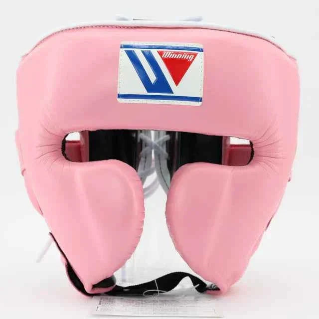 Winning Boxing Headguard Pink Custom