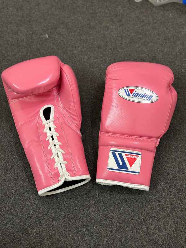 Winning Boxing Gloves Pink Sparring