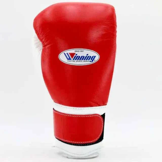Winning Boxing Gloves Red/White Velcro