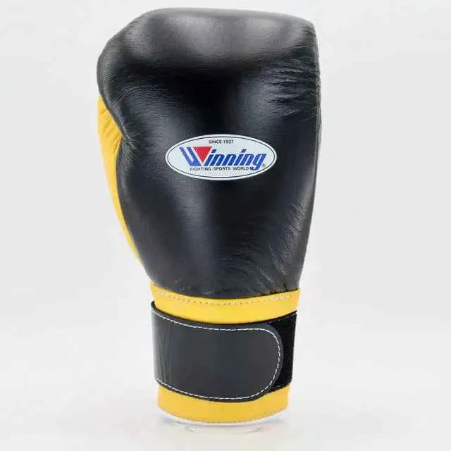 Winning Boxing Gloves Black/Yellow Customization