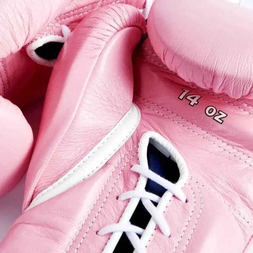 Winning Boxing Gloves Pink Lace-Up