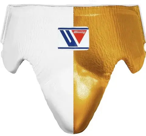 Winning Boxing Groinguard White/Gold Custom
